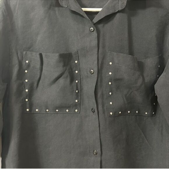 Zara Kids Girls Black Button Down
Shirt(Size 10Yrs) - Picture 5 of 6